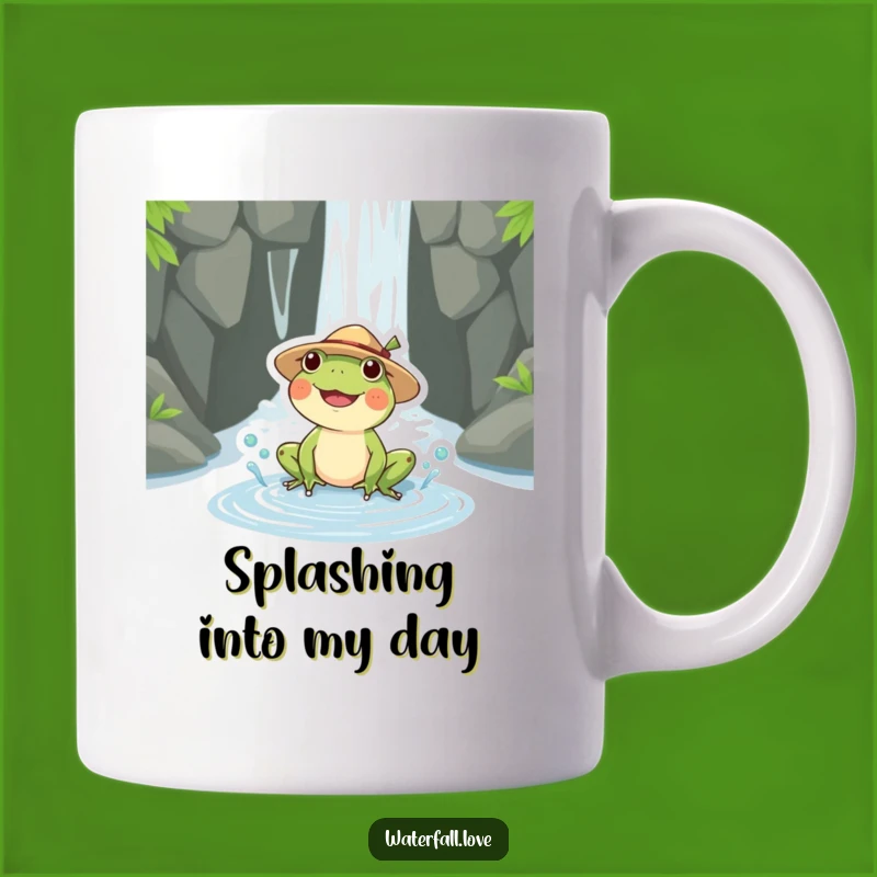 Funny Frog Splashing Mug: A Hilarious Gift for Amphibian Lovers